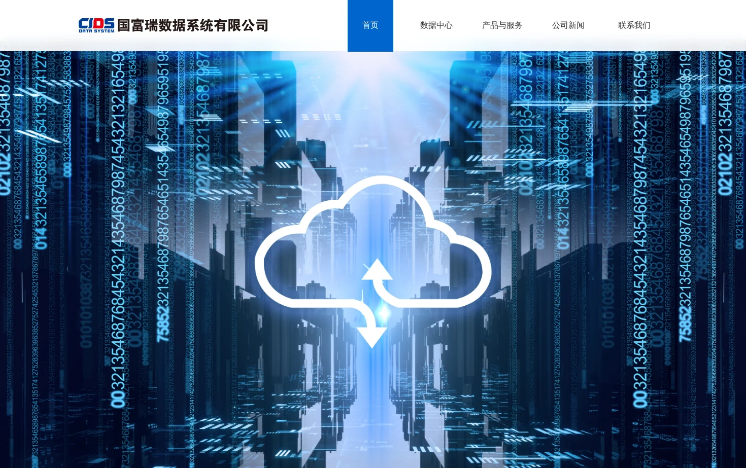 国富瑞数据系统有限公司 页面快照